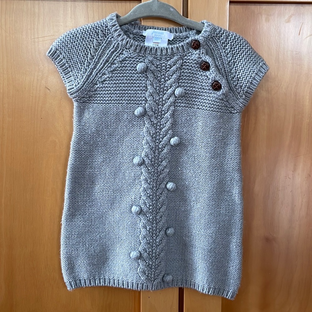 Soft wool blend dress from Parisian brand Jacadi